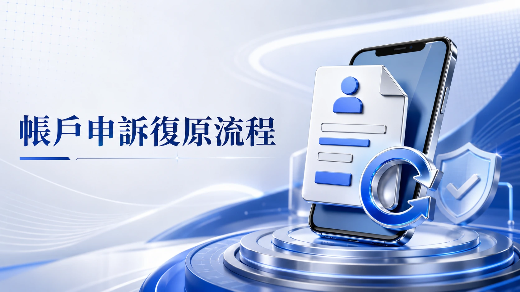 App Store 帳戶申訴復原流程示意圖