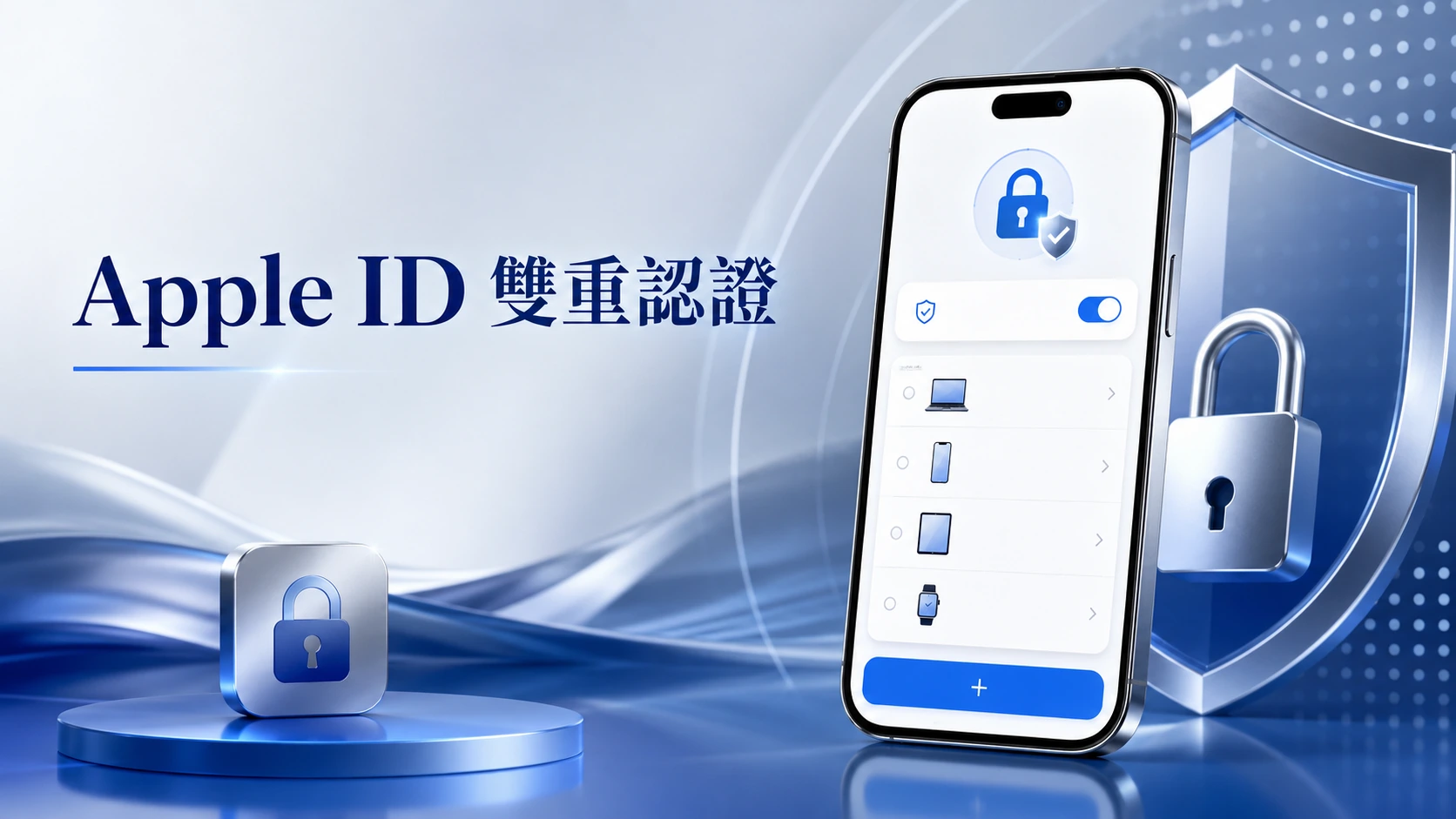 Apple ID 雙重認證安全設定畫面